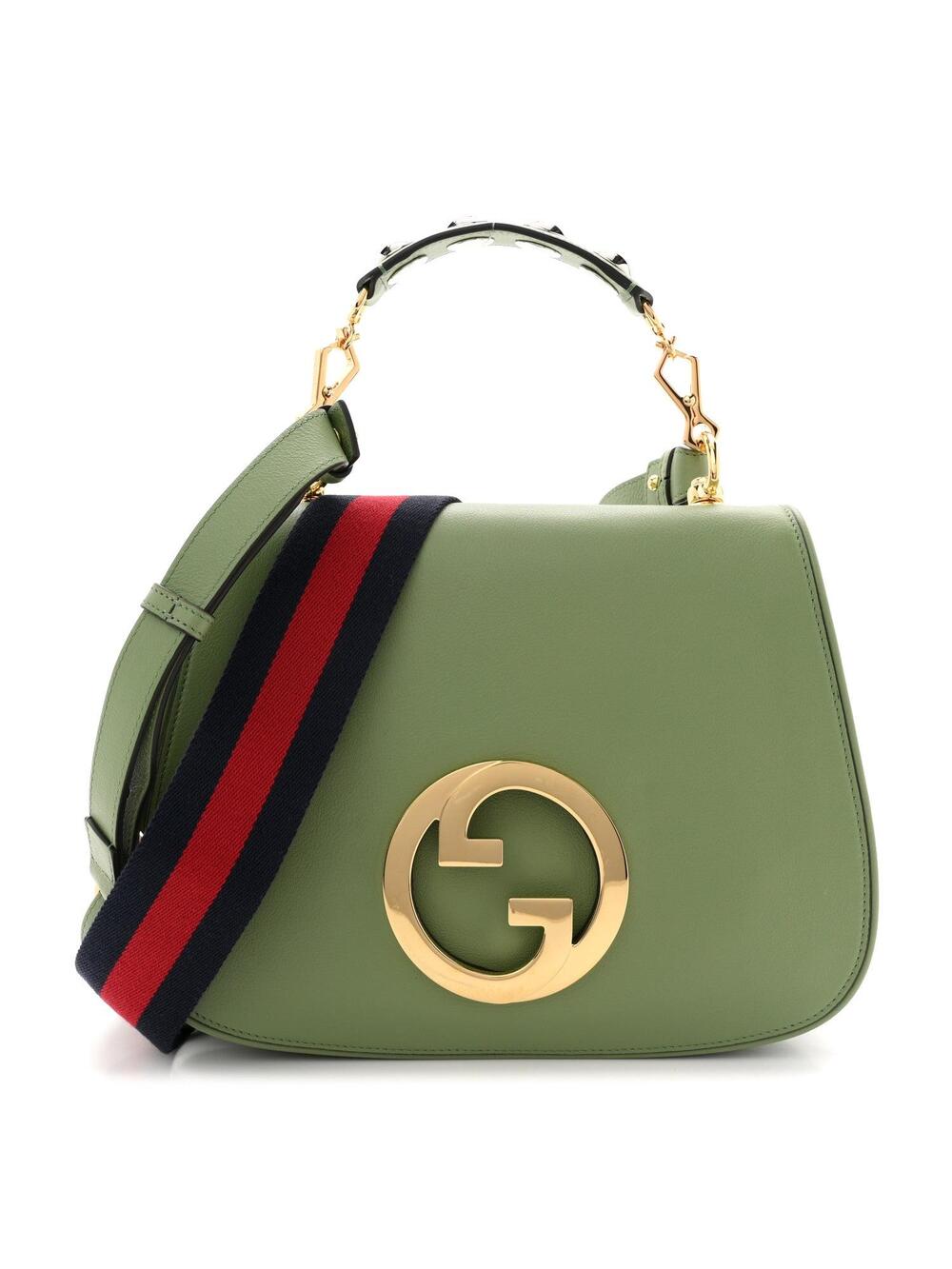 Gucci Roxy Calfskin Web Medium Blondie #368270G12B